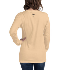 Women Fitness Activewear UI Stay Wild Lion Long Sleeve Tee