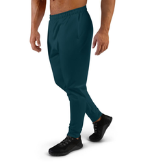 Men Fitness Activewear Blue Green UI Jogger Pants