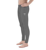 Men Fitness Activewear UI Charcoal Leggings