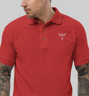 Embroidered Fitness Activewear Gym UI Polo Shirt