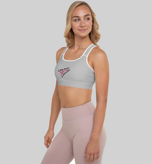 Women Padded Sports UI Flame Bra