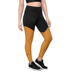 Women Fitness Activewear Bronze UI Sports Leggings