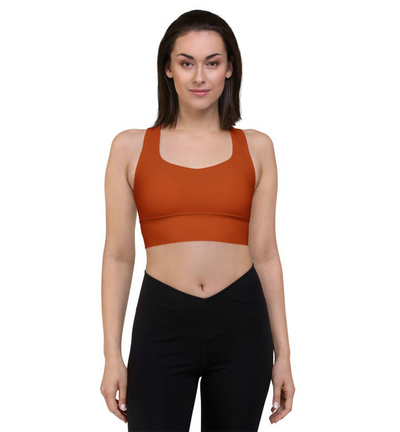 Women Fitness Activewear Rust UI Sports Bra