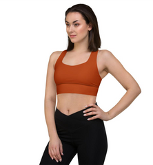 Women Fitness Activewear Rust UI Sports Bra