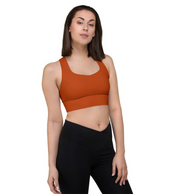 Women Fitness Activewear Rust UI Sports Bra