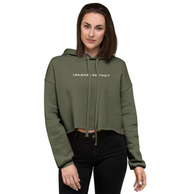 Women Fitness Activewear UI Crop Hoodie