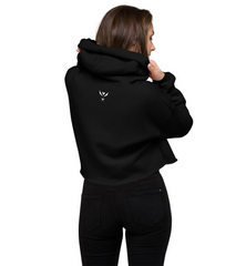 Women Fitness Activewear UI Crop Hoodie