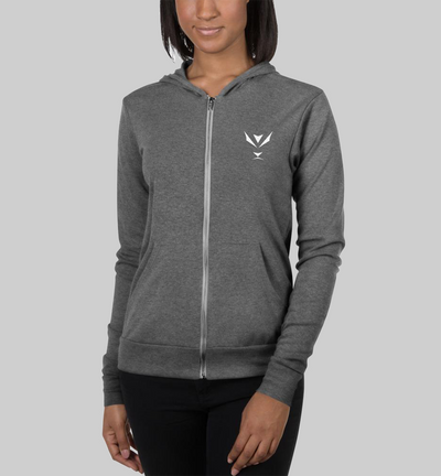 Women Fitness Activewear UI Zip Hoodie